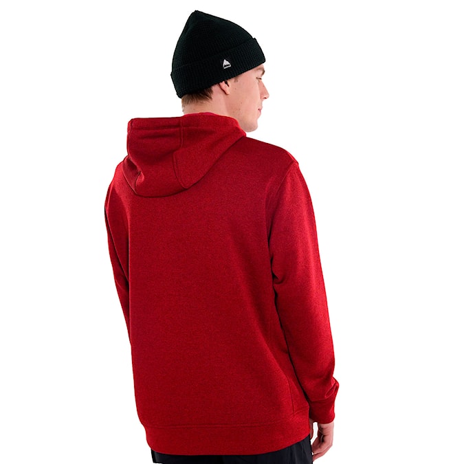 Technical Hoodie Burton Oak Pullover deep red heather 2025