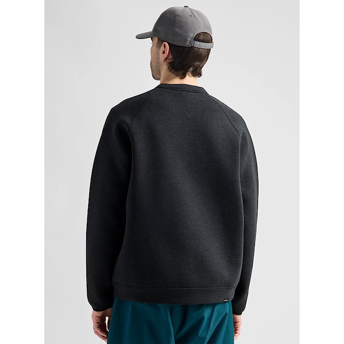 Technická mikina Burton Spacecloud Henley true black heather 2027