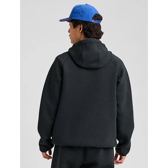 Technická mikina Burton Spacecloud Pullover true black heather 2027