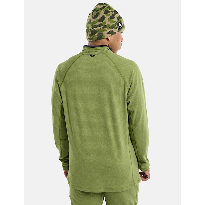 Bluza techniczna Burton Stockrun Grid Half-Zip Fleece calla green 2023