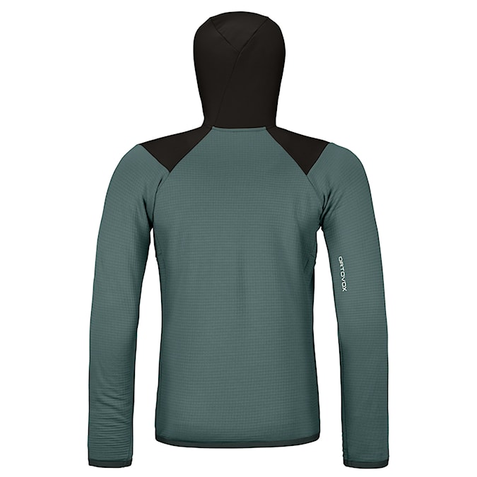 Technická mikina ORTOVOX Fleece Grid Hoody dark arctic grey 2026