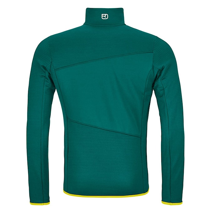 Bluza techniczna ORTOVOX Fleece Grid Jacket pacific green 2024