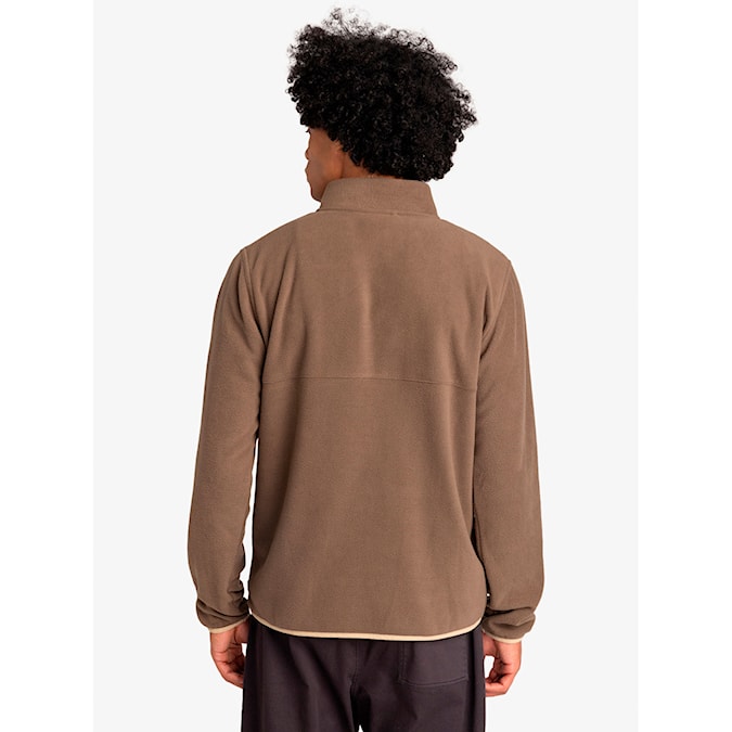 Technical Hoodie Quiksilver No Destination 2 Half Snap canteen 2025