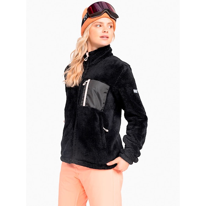 Technical Hoodie Roxy Alabama Full Zip Solid true black 2025