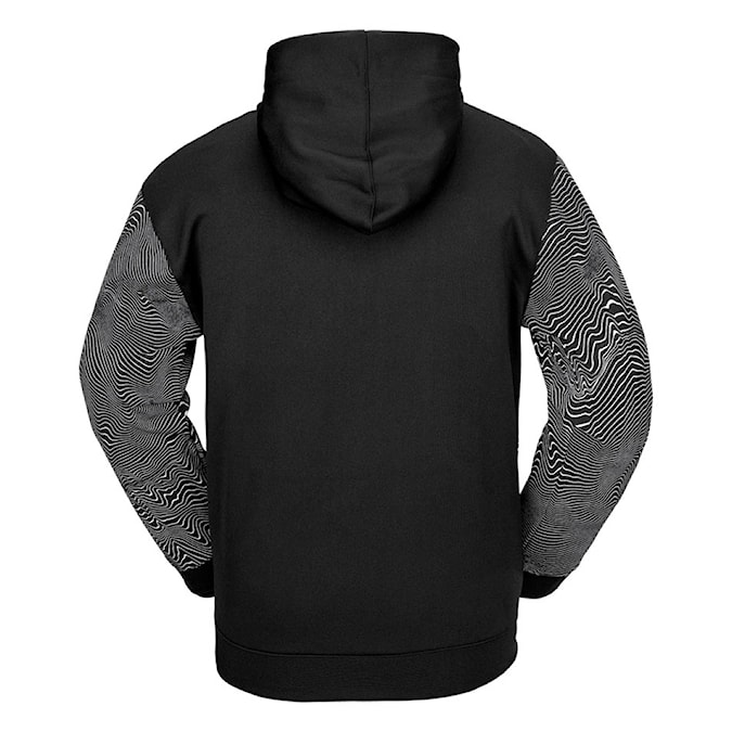 Technická mikina Volcom Hydro Riding Hoodie black print 2025