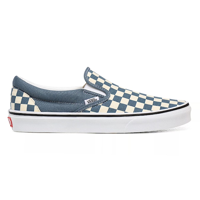 vans checkerboard blue mirage