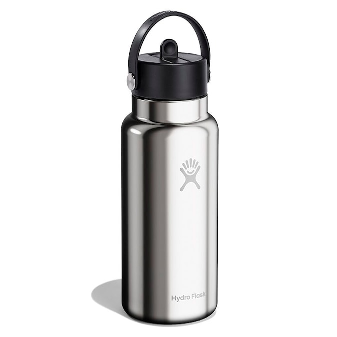 Thermos Hydro Flask 32 oz Wide Flex Straw Bottle silver