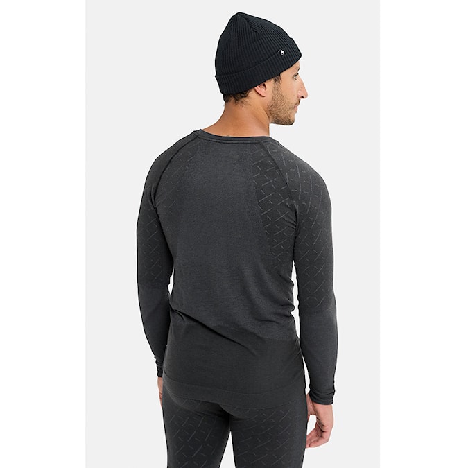 T-shirt Burton [ak] Slokar Merino Base Layer Crew true black/grey cloud 2026