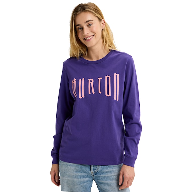 T-shirt Burton Chinclip LS prism violet 2025