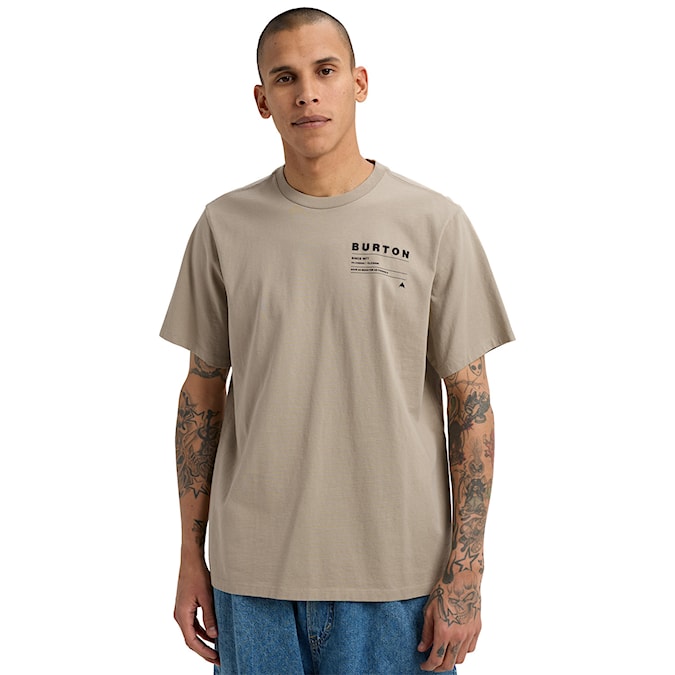 Koszulka Burton Moretown SS summit taupe 2025