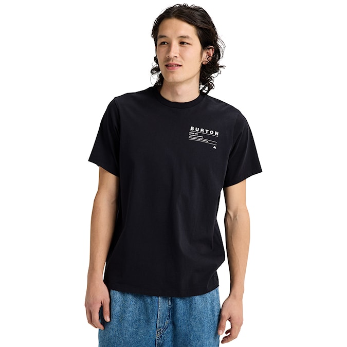 T-shirt Burton Moretown SS true black 2025