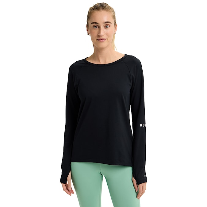 Tričko Burton Wms Roadie Tech Crew true black 2026