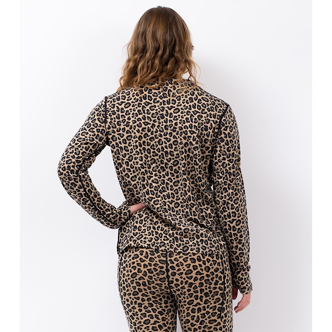Tričko Eivy Loose Fit Merino Wool Top leopard 2026
