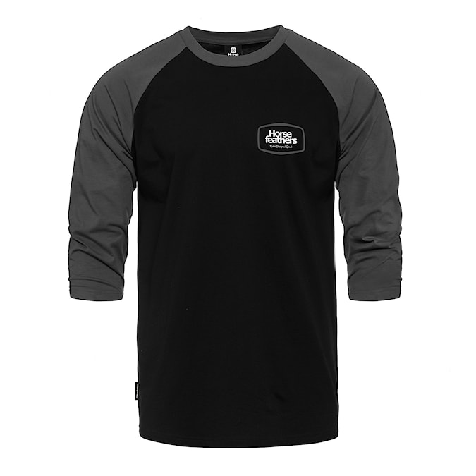 Koszulka Horsefeathers Bronco Raglan black/gray 2024