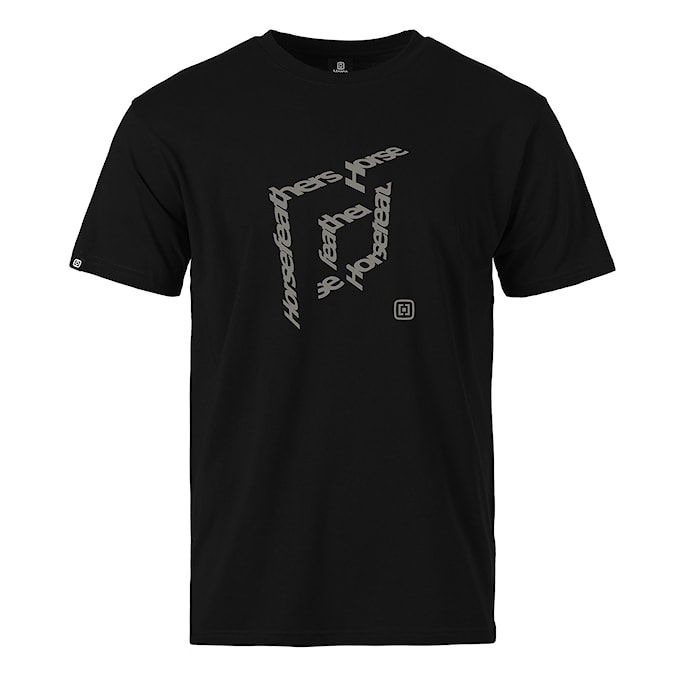 Tričko Horsefeathers Cube black 2026