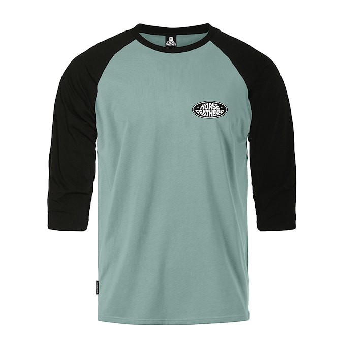 Tričko Horsefeathers Dynamo Raglan blue haze/black 2025