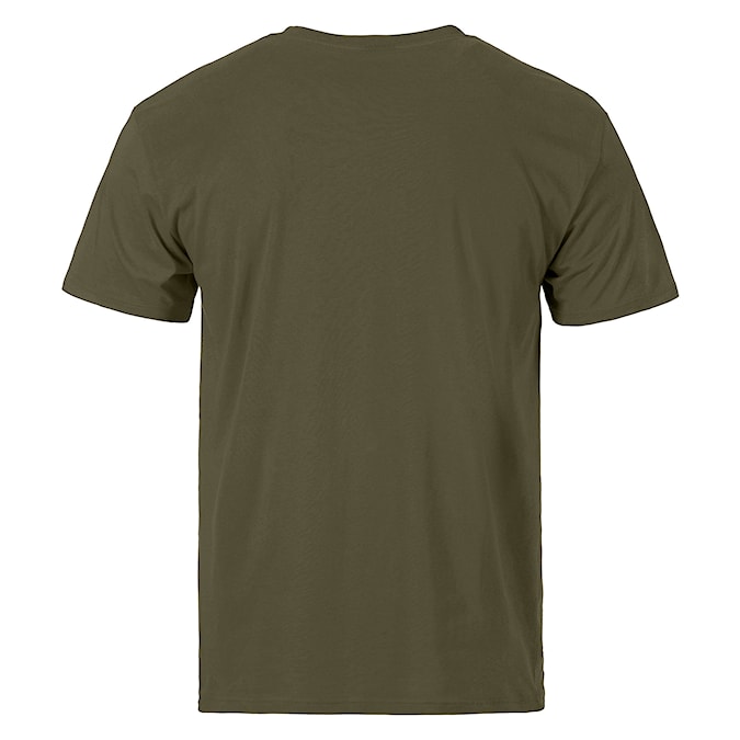 Tričko Horsefeathers Line Circle burnt olive 2025