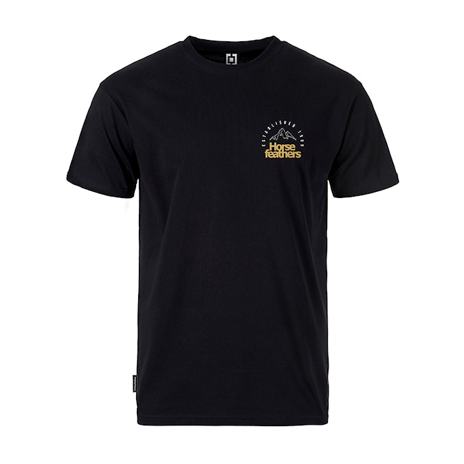 T-shirt Horsefeathers Peak Emblem black 2024