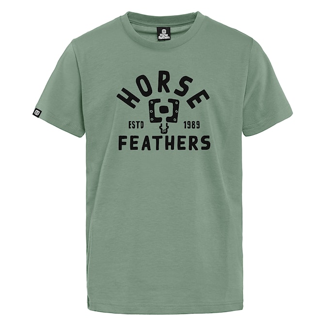 Tričko Horsefeathers Pedal Youth iceberg green 2026