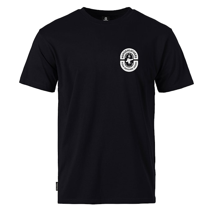 T-shirt Horsefeathers Powder Badge II black 2024