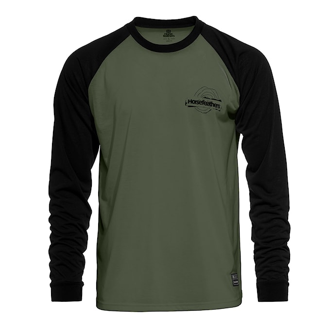T-shirt Horsefeathers Shank LS thyme 2025