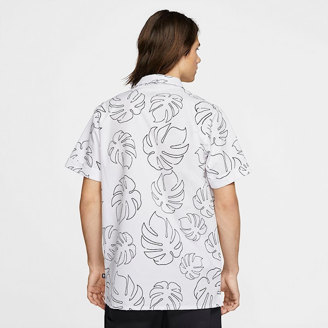 T-shirt Nike SB Paradise Woven Polo white/black 2020