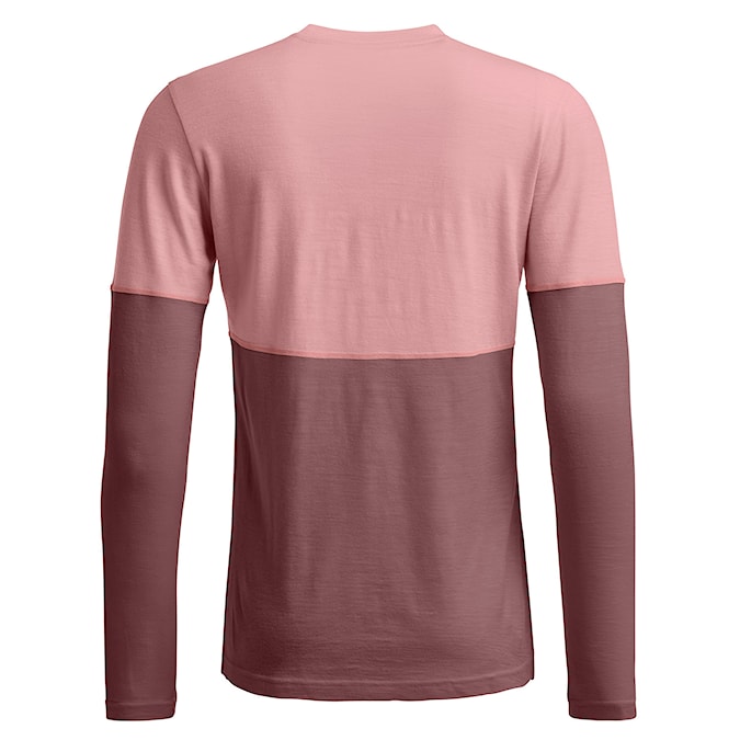 T-shirt ORTOVOX Wms 185 Rock'n'wool Long Sleeve dusk rose 2026