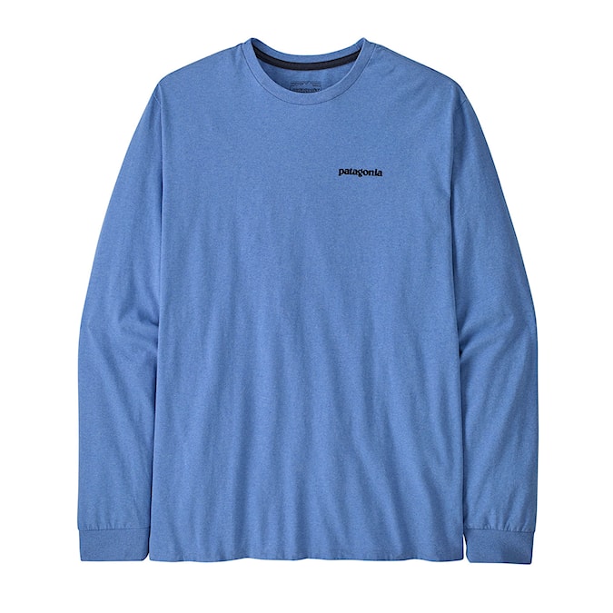 T-shirt Patagonia M's L/S P-6 Logo Responsibili-Tee abundant blue 2025