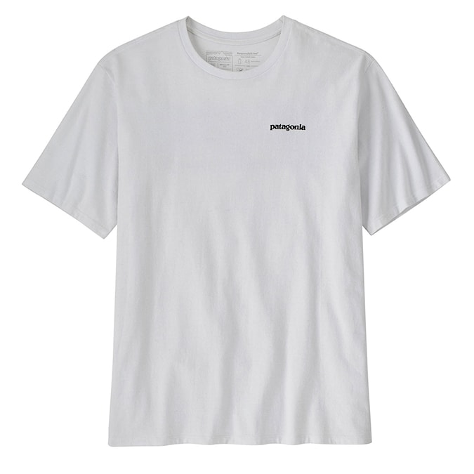 T-shirt Patagonia M's P-6 Logo Responsibili-Tee white 2024