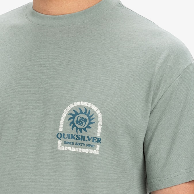 Tričko Quiksilver CL Sun Power SS chinois green 2025
