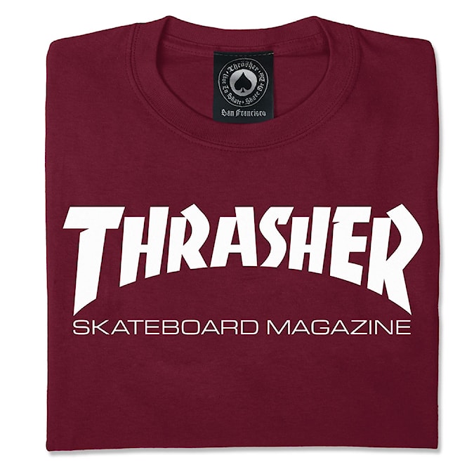 Tričko Thrasher Skate Mag maroon 2022