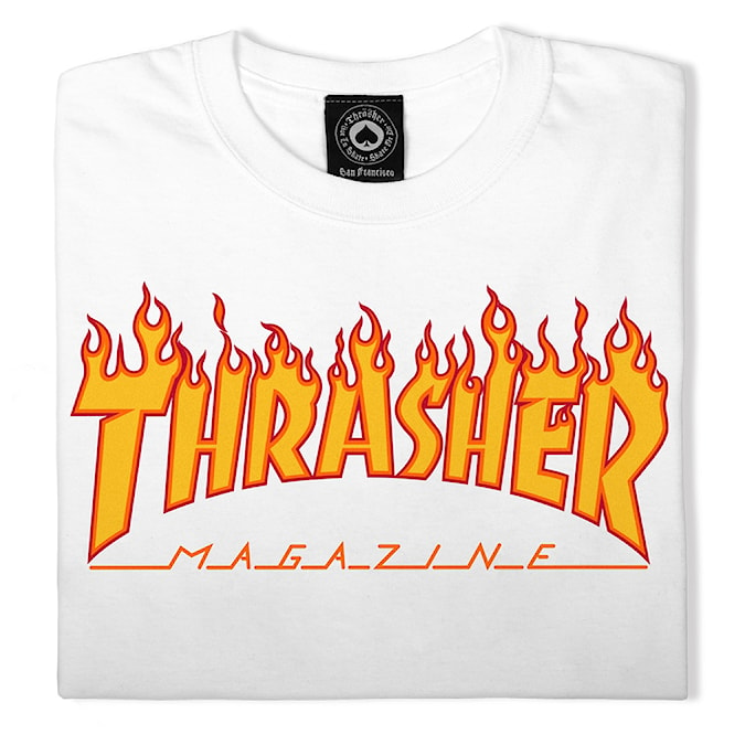 Tričko Thrasher Youth Flame white 2022