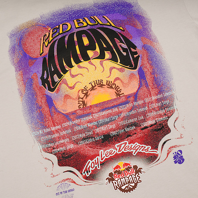T-shirt Troy Lee Designs TLD X Rampage Valley Of Gods SS bone 2025
