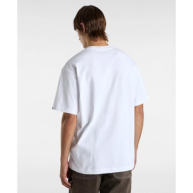 Tričko Vans Left Chest II Loose Ss white 2025