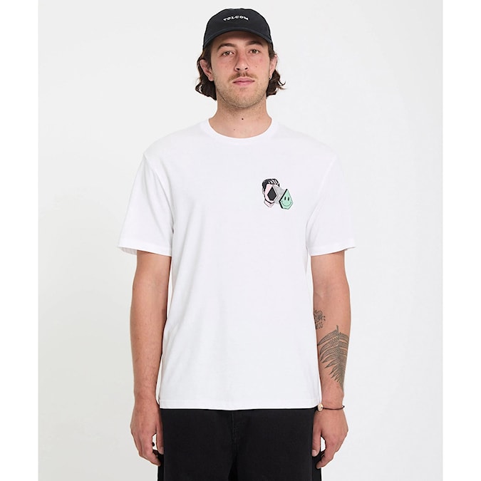 Tričko Volcom Aura BSC SST white 2026