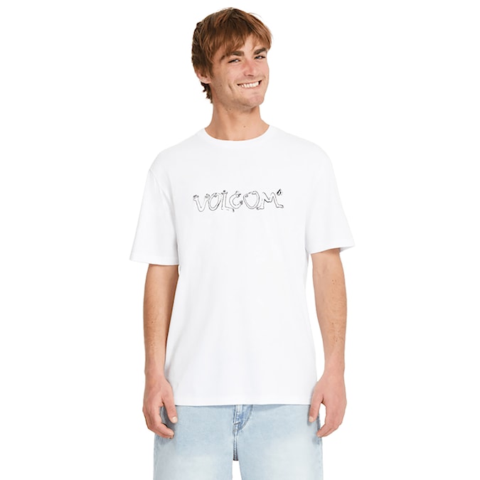 T-shirt Volcom Crazybal Basic SST white 2025