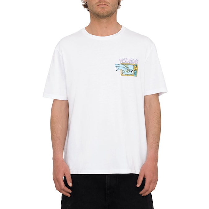 T-shirt Volcom Frenchsurf PW SST white 2024