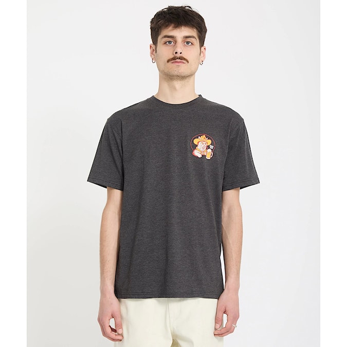 T-shirt Volcom Meowdy HTH SST heather black 2026