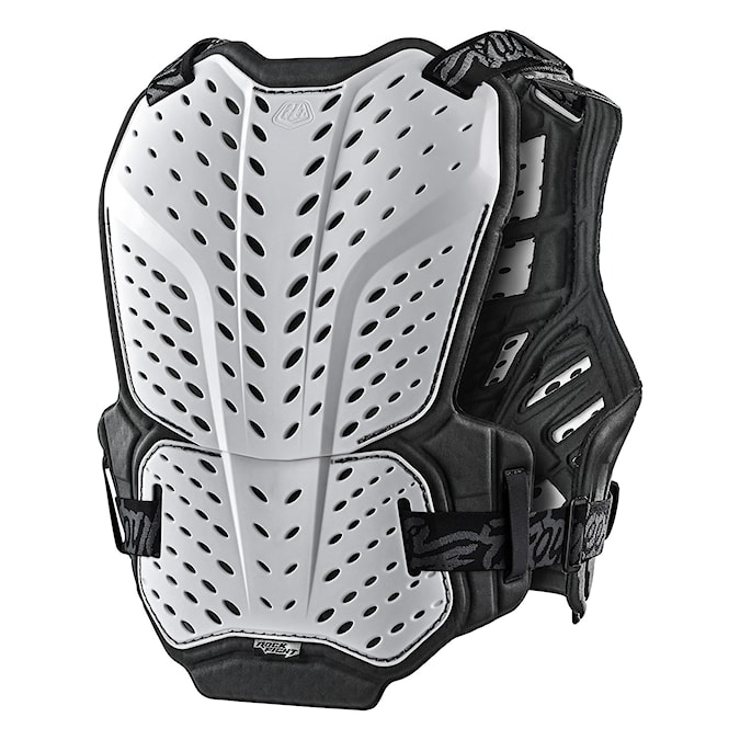 Chránič chrbtice na bicykel Troy Lee Designs Rockfight Chest Protector Solid white 2024