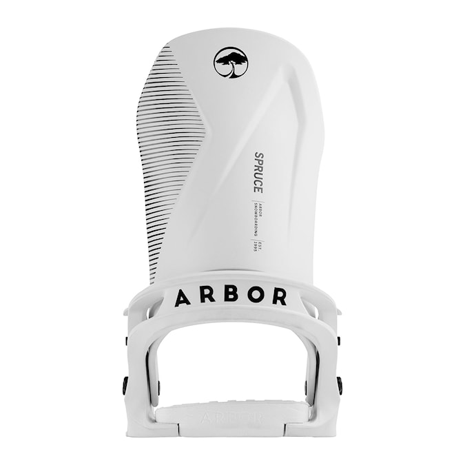 Vázání na snowboard Arbor Spruce white/black 2025