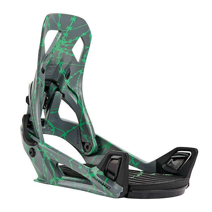 Snowboard Binding Burton Step On gray/green voltage 2027