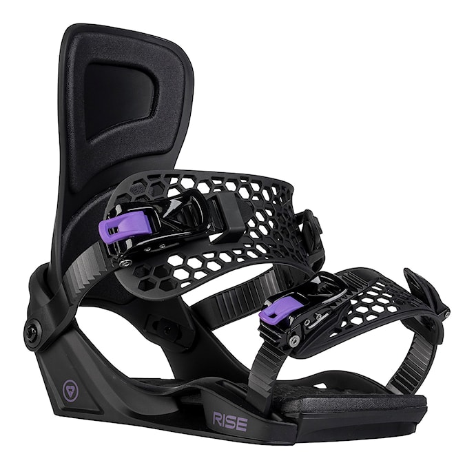 Vázání na snowboard Gravity Rise black/violet 2027