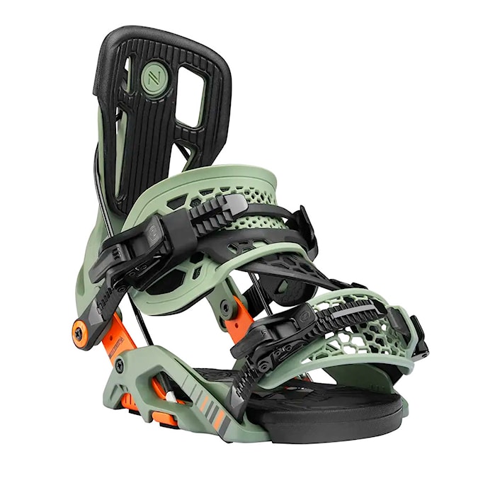 Vázání na snowboard Nidecker Flow Fuse Hybrid khaki 2026