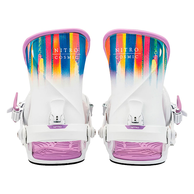 Vázání na snowboard Nitro Cosmic white brush 2025