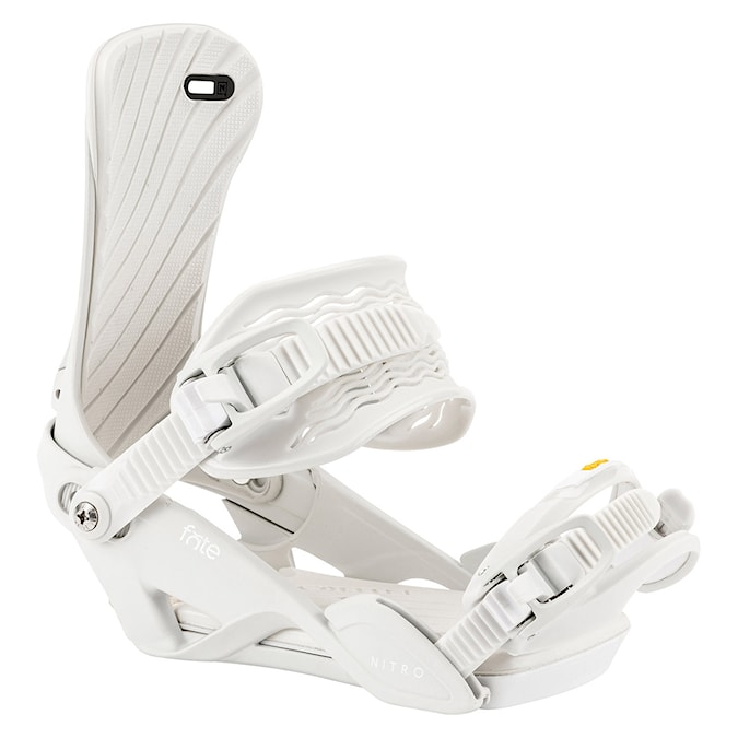 Snowboard Binding Nitro Fate off white 2026