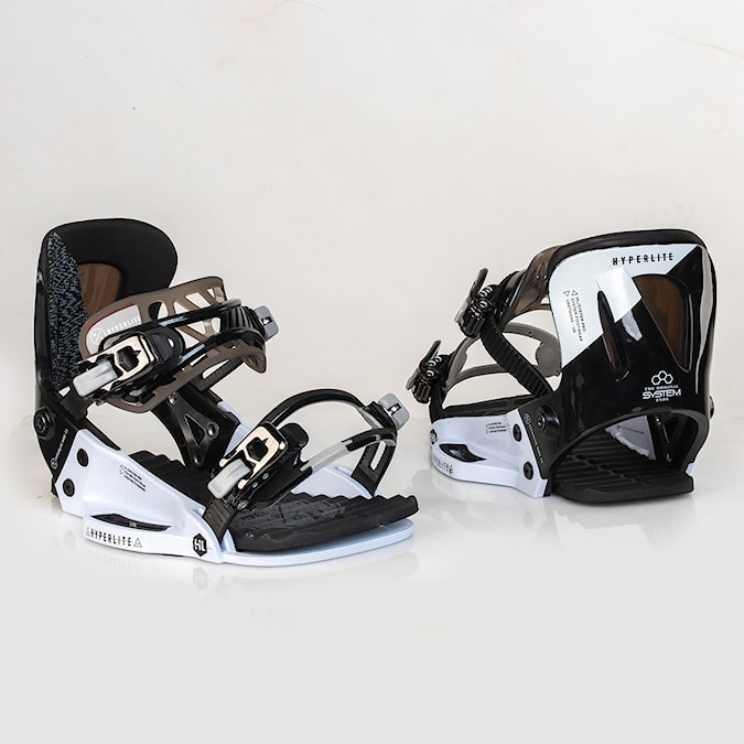 Wakeboard Binding Hyperlite System Pro white/black 2025
