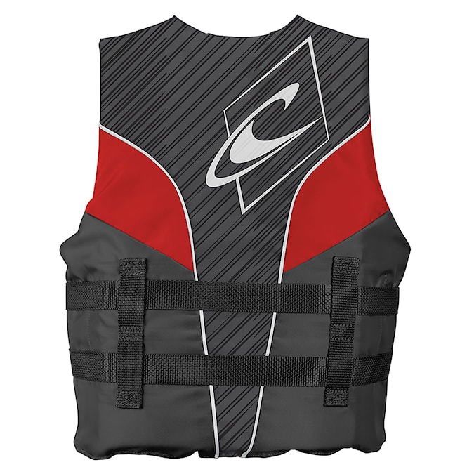 Wakeboard Vest O'Neill Youth Superlite 50N ISO Vest smoke/graphite/red: white 2024