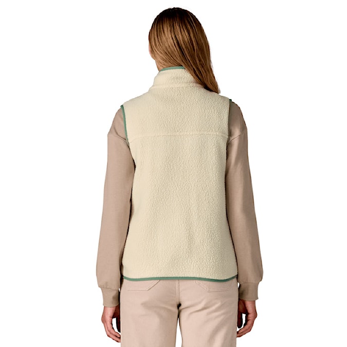 Kamizelka Patagonia W's Retro Pile Vest natural w/ellwood green 2026