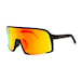 Bike Sunglasses and Goggles Horsefeathers Magnum matt black | mirror red