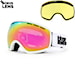 Snowboardové brýle Horsefeathers Knox white | mirror pink 2024